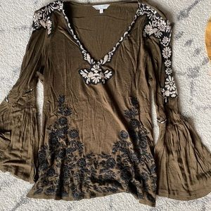 Lucky bell sleeve top